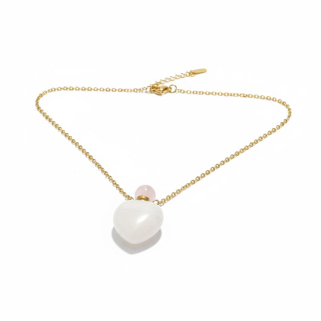 Cuarzo Amatista Rosa Blanco Varios Modelos Perfumero 4 Cm