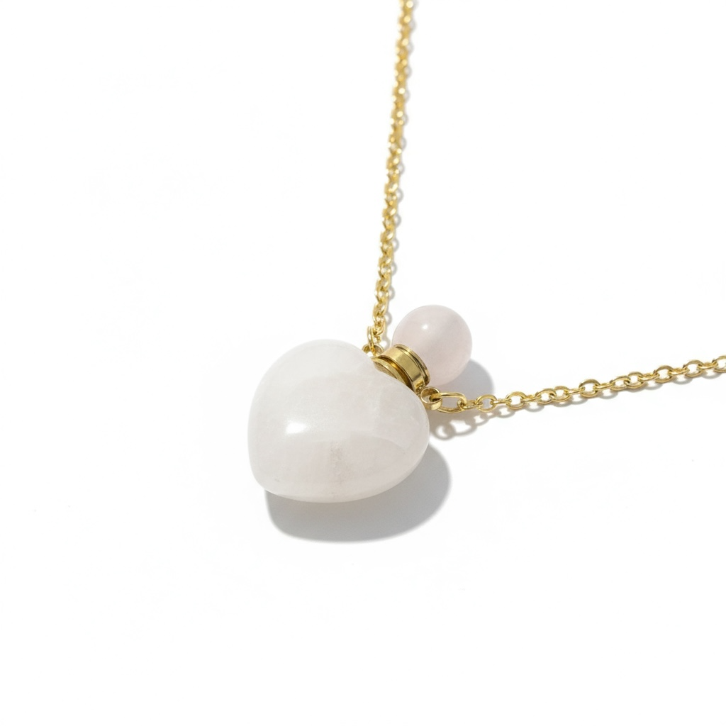 Cuarzo Amatista Rosa Blanco Varios Modelos Perfumero 4 Cm