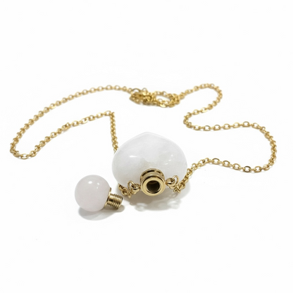 Cuarzo Amatista Rosa Blanco Varios Modelos Perfumero 4 Cm