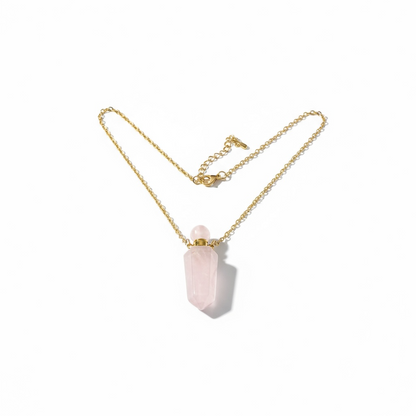 Cuarzo Amatista Rosa Blanco Varios Modelos Perfumero 4 Cm