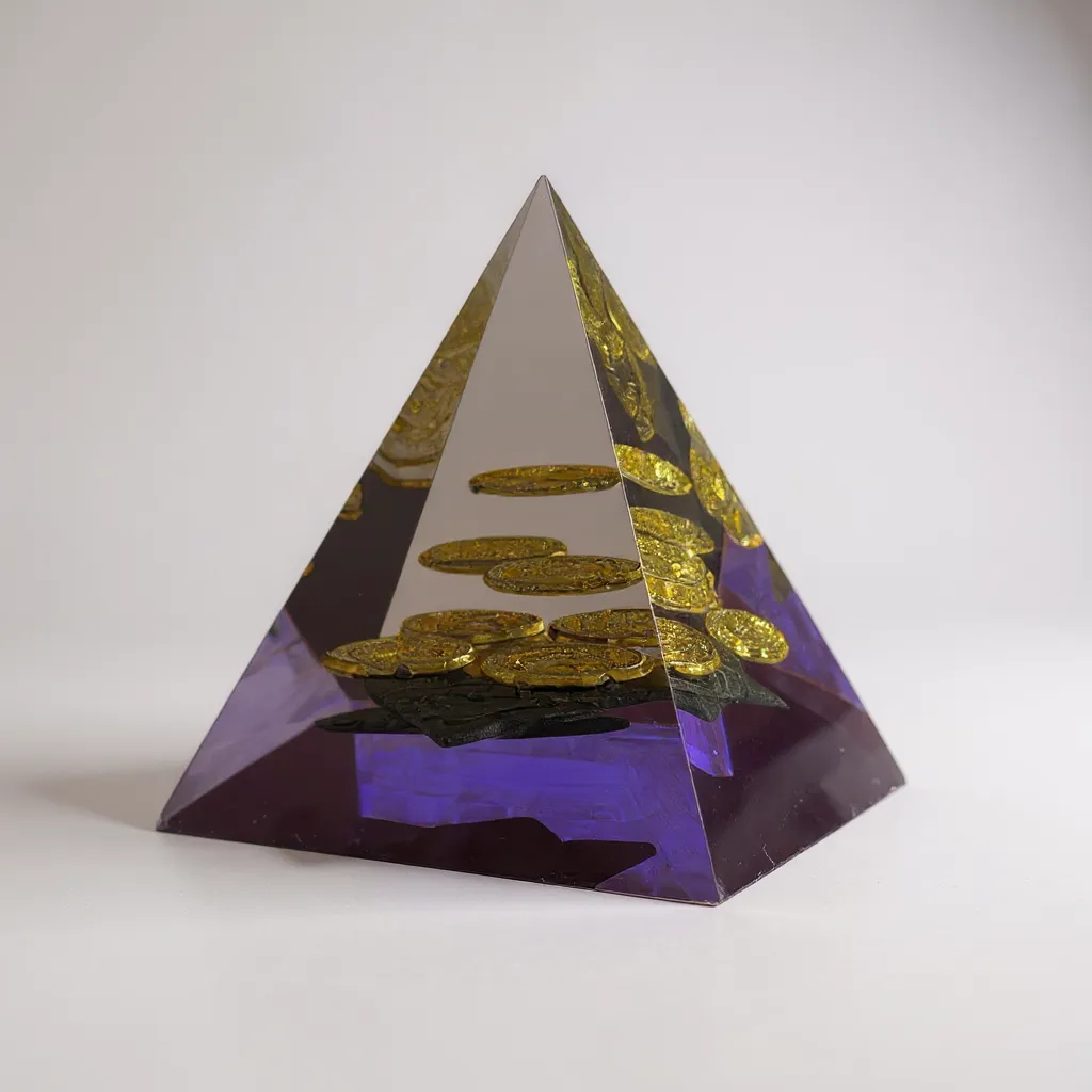 piramide de resina pulida varios modelos