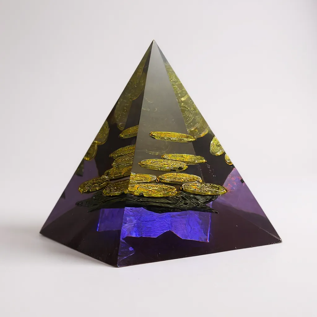 piramide de resina pulida varios modelos