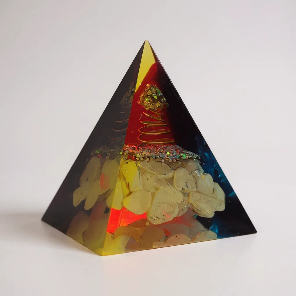 piramide de resina pulida varios modelos