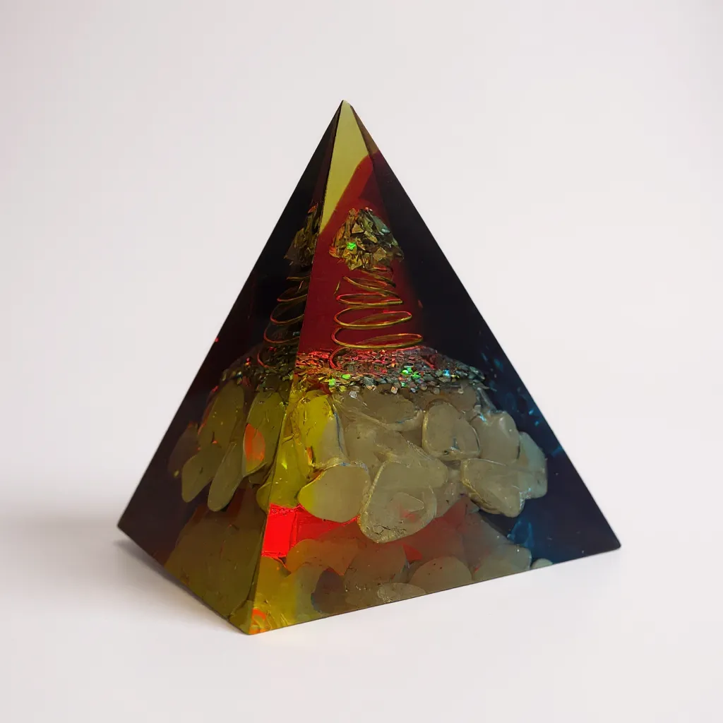 piramide de resina pulida varios modelos