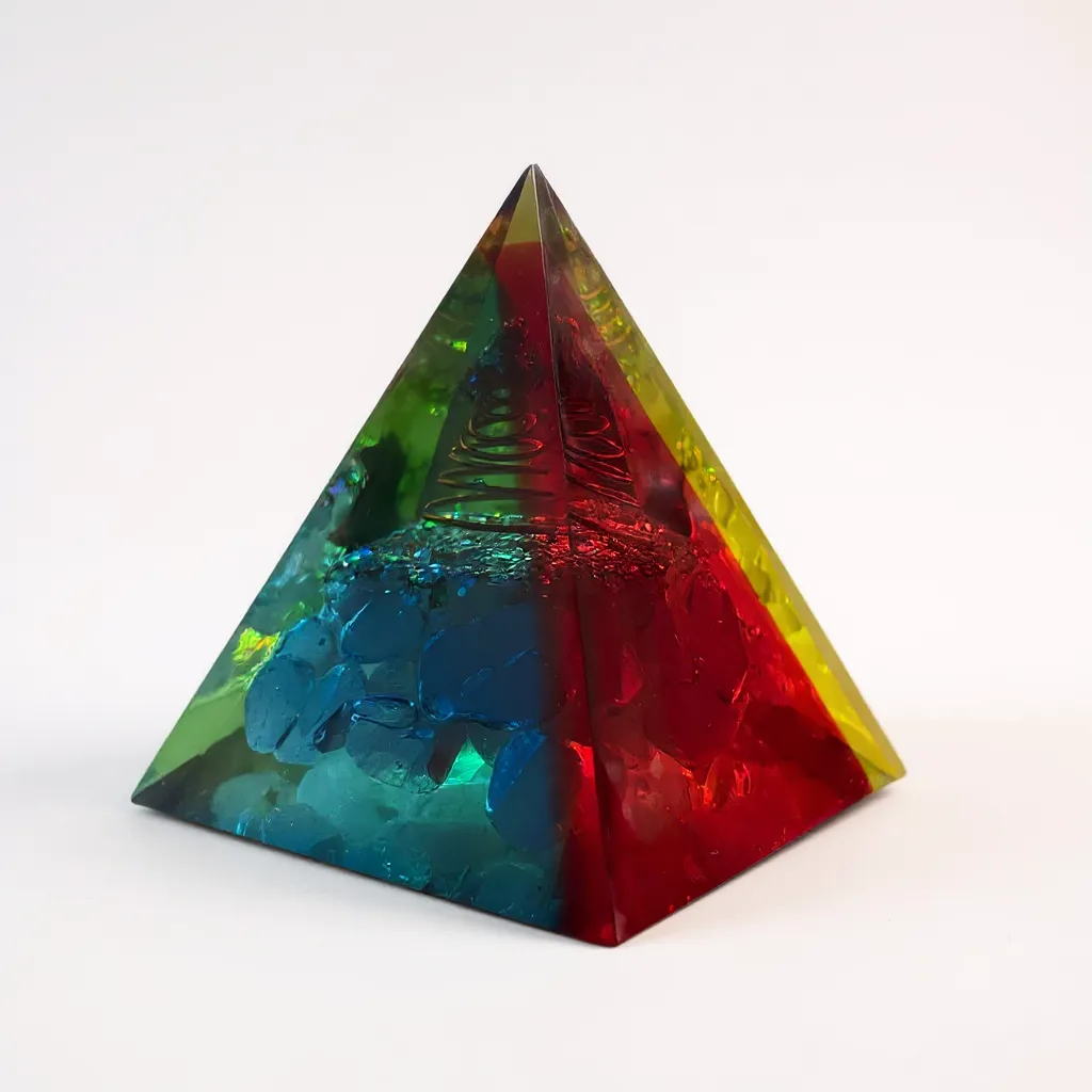 piramide de resina pulida varios modelos