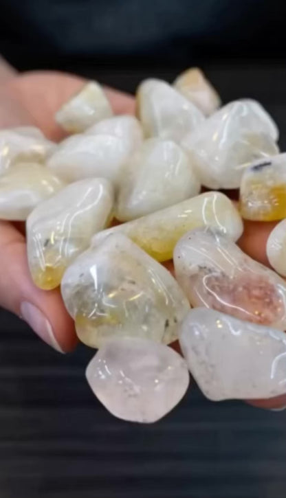 Piedras Semipreciosas Naturales Hereje Peso Variado 200 Gr. Citrino