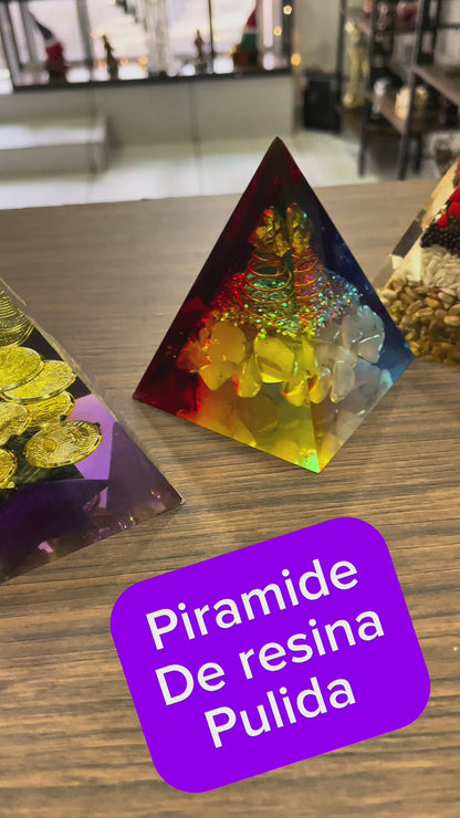 piramide de resina pulida varios modelos