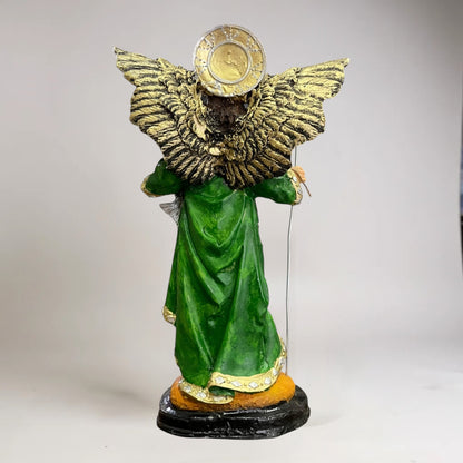 Arcangeles De 30 CM En Resina Pintados A Mano