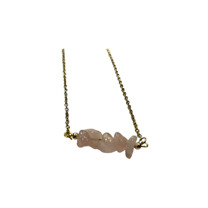 Collar Con Cuarzo Chip