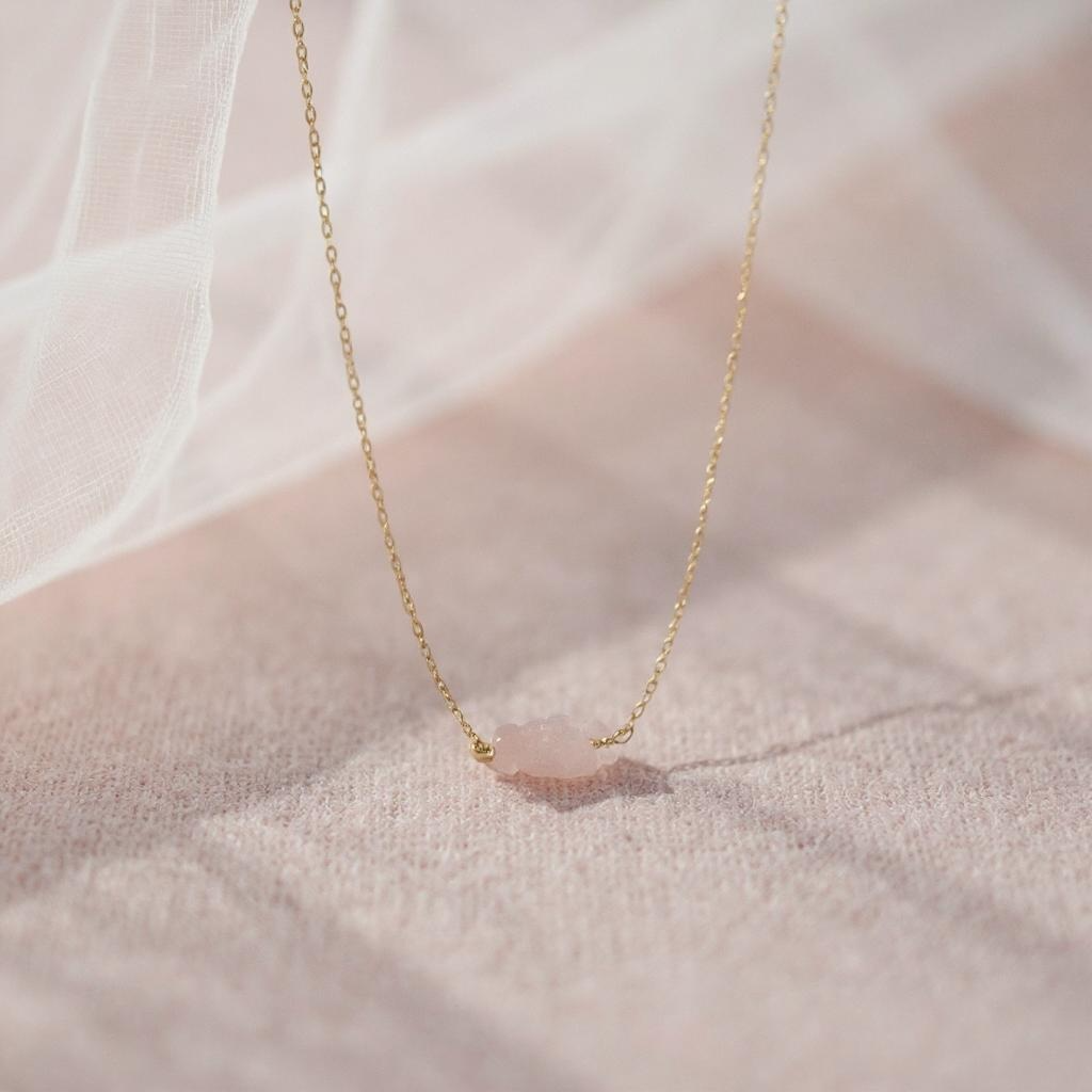 Collar Con Cuarzo Chip