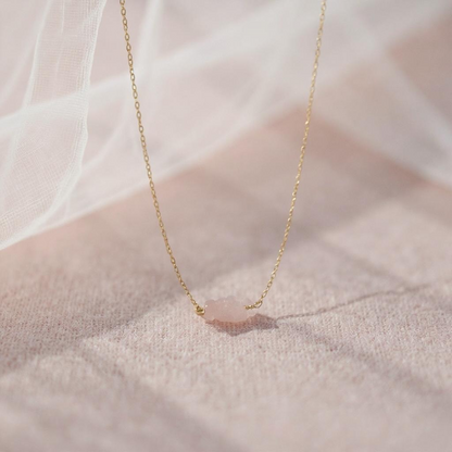 Collar Con Cuarzo Chip