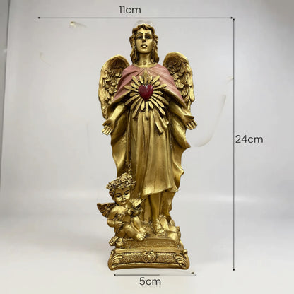 Arcangeles De Resina 24cm de altura