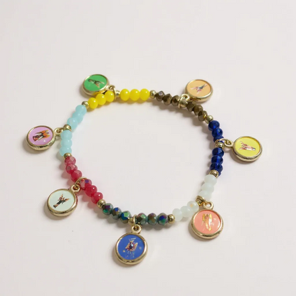 Pulsera 7 Arcángeles Cristal Espiritual