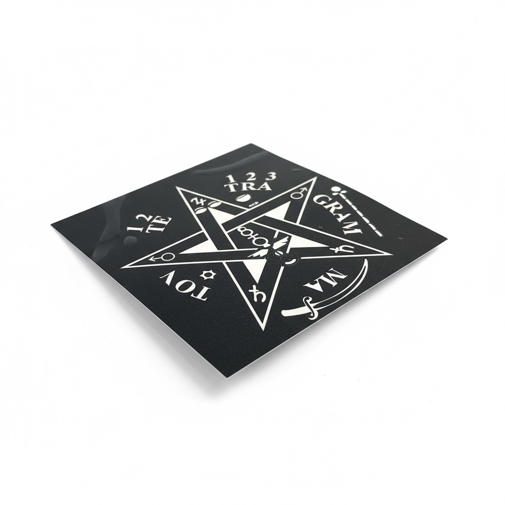 Tetragramaton Calcomanía Estampa Stickers 9cm