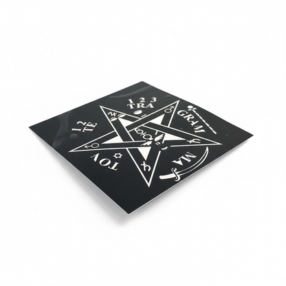 Tetragramaton Calcomanía Estampa Stickers 9cm by ARTICULOS ESOTERICOS LETY