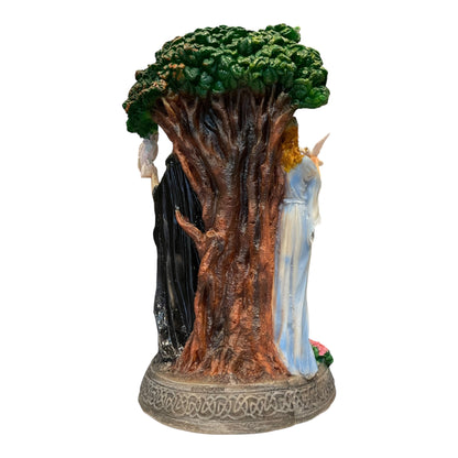 Triple Diosa Hecate Diosa Celta Figura En Resina 25 Cm