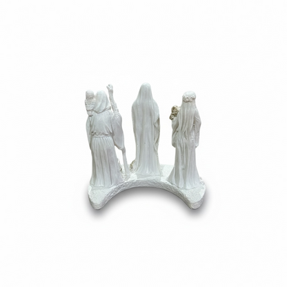 Escultura Triple Diosa 11cm Resina Artículos Esotéricos Lety
