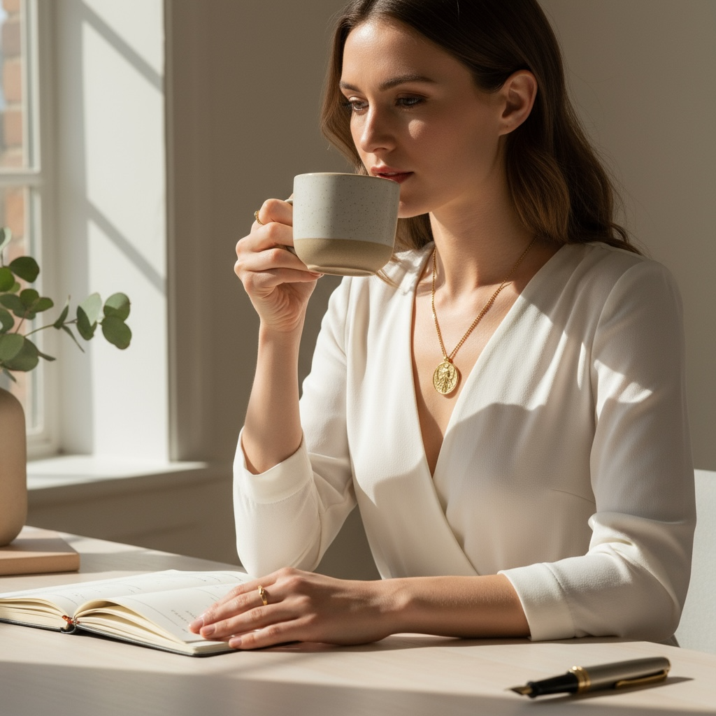 Triple Diosa Medalla Dorada Con Cadena