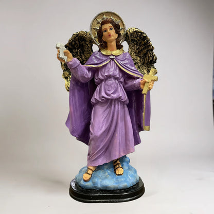 Arcangeles De 30 CM En Resina Pintados A Mano