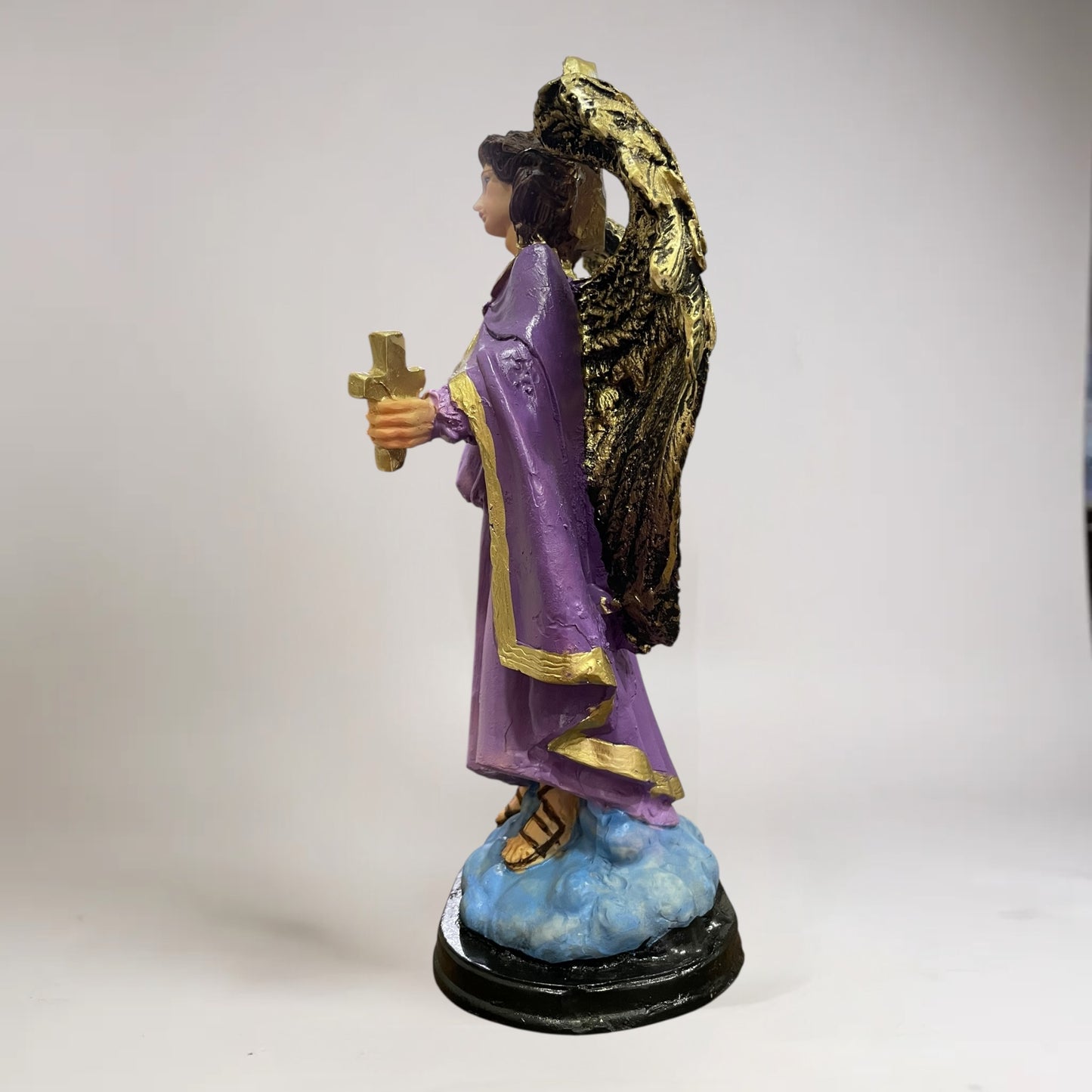 Arcangeles De 30 CM En Resina Pintados A Mano
