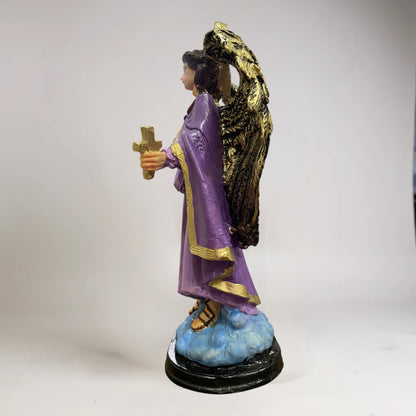 Arcangeles De 30 CM En Resina Pintados A Mano